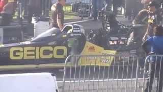 preview picture of video 'Top Fuel Nitro Qualifying - Englishtown NHRA Drag Racing'