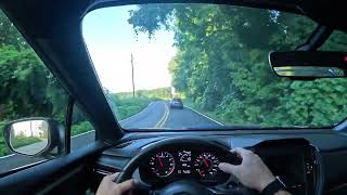 A walk in the [industrial] park (binaural audio | 4K POV video | 2023 Subaru WRX)
