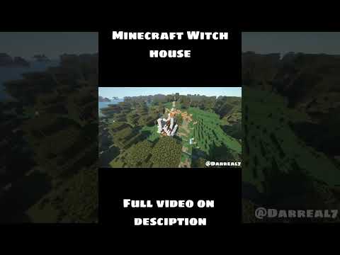 Darreal - Minecraft Witch House #minecraft #minecraftshorts #minecraftbuilding #minecrafttimelapse