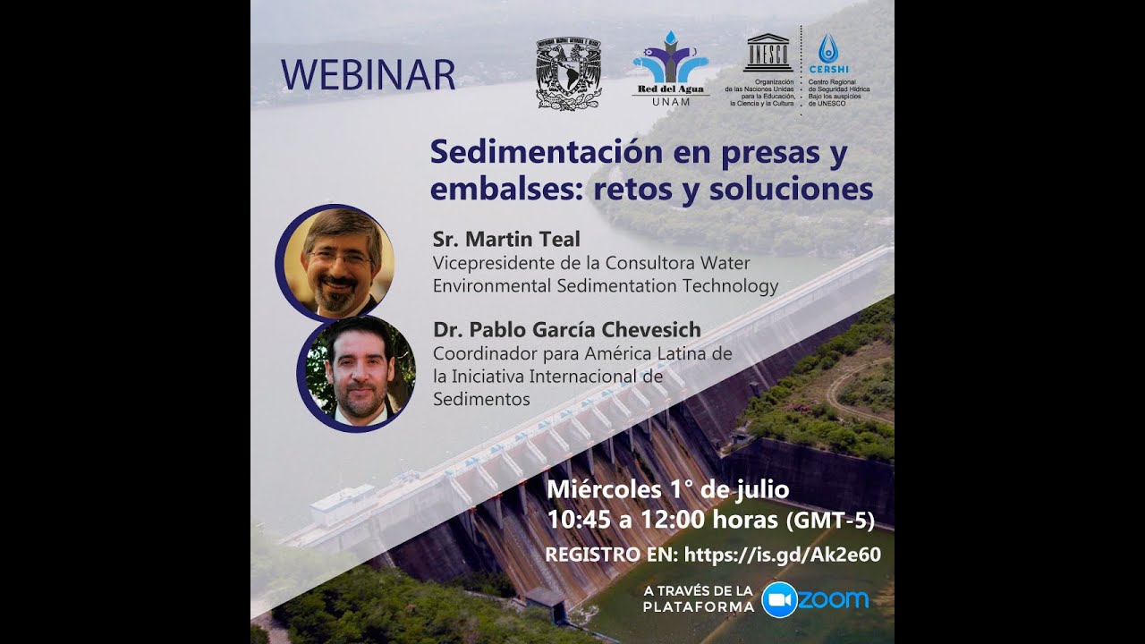 Webinar - Sedimentación en presas y embalses:retos y soluciones
