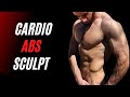 20 min CARDIO ABS SCULPT WORKOUT (No Equipment, HIIT, At Home)