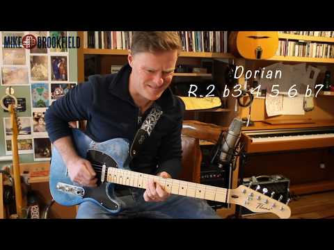 Major Scales Modes - Fly On The Wall Guitar Session 1