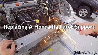 Replacing A Honda Radiator Support