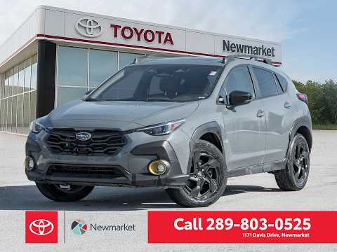 2024 Subaru Crosstrek Onyx AWD in Gray for sale at Newmarket Toyota in Newmarket, ON