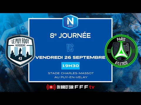 J8 I Le Puy Foot 43 vs Paris 13 Atlético en replay I National FFF 2025-2026