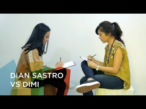 Dian Sastro vs Dimi - Pemeran Ada Apa dengan Cinta 2 Adu Gambar