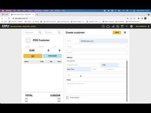 Adding/Editing Customers on ERPLY POS (Berlin)