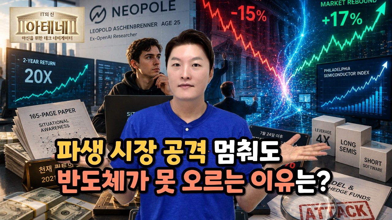 [아테네] 파생 시장 공격 멈춰도 반도체가 못 오르는 이유는?