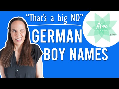 GERMAN BOY NAMES | OMG - I would never choose these German names!