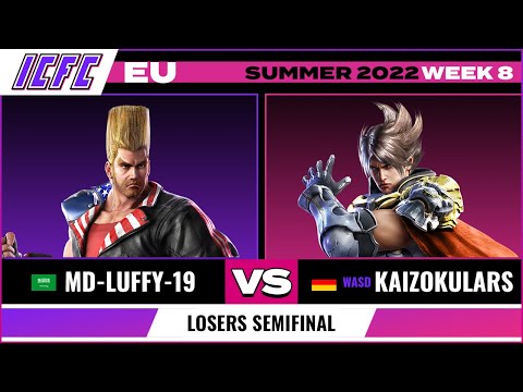 MD-Luffy-19 (Paul) vs. KaizokuLars (Lars) Losers Semifinal - ICFC EU Tekken 7 Summer 2022 Week 8