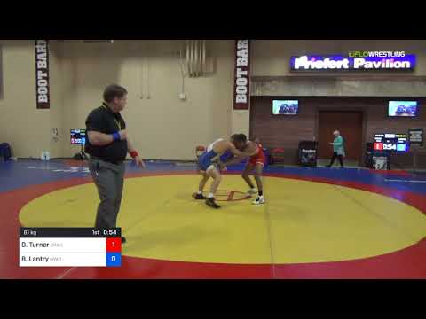 2018 Marine Corps US Open/Senior Men's Freestyle 61 Con 16 #1 - Devan Turner (Oran) Vs. Bryan Lant