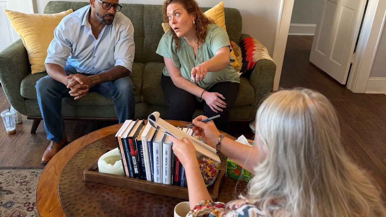 Bethany tells the marriage counselor about Puerto Rico and she gives them homework