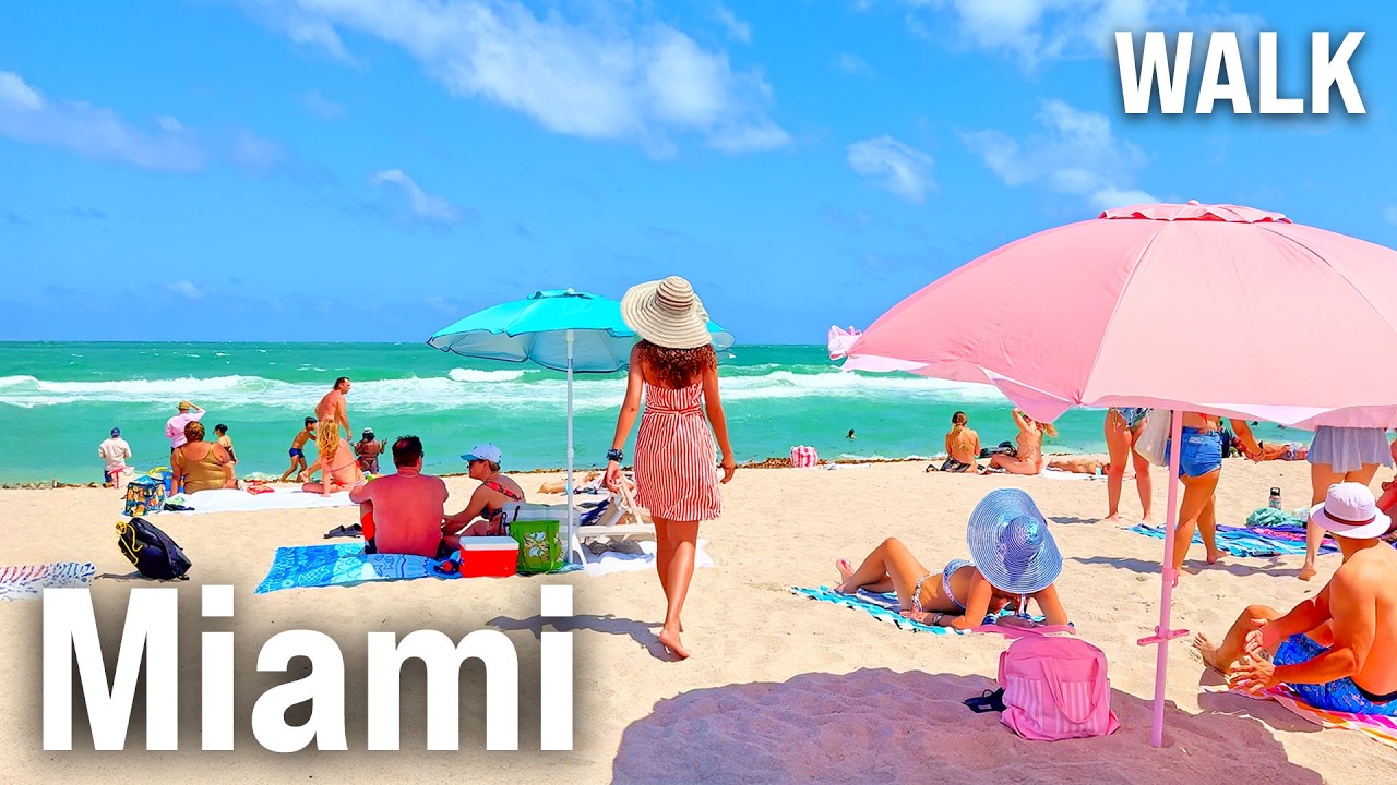 Immersive street-level walking tour through Miami — South Beach, United States, showcasing authentic urban landscapes, local architecture, and the vibrant atmosphere of the city's neighborhoods