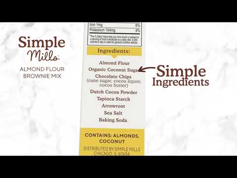 Simple Mills, Almond Flour Baking Mix, Brownie, 12.9 oz (368 g)