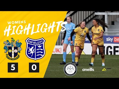 HIGHLIGHTS Sutton United Women vs Enfield Town Ladies LSERWFL 26/03/23