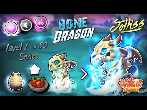Lvl 1 to Lvl 80 Legendary Bone Series (part 2) - Dragon Mania Legends