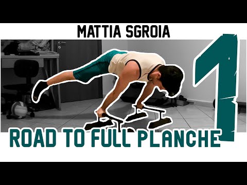 Road to Full Planche : Week 1 - Mattia Sgroia