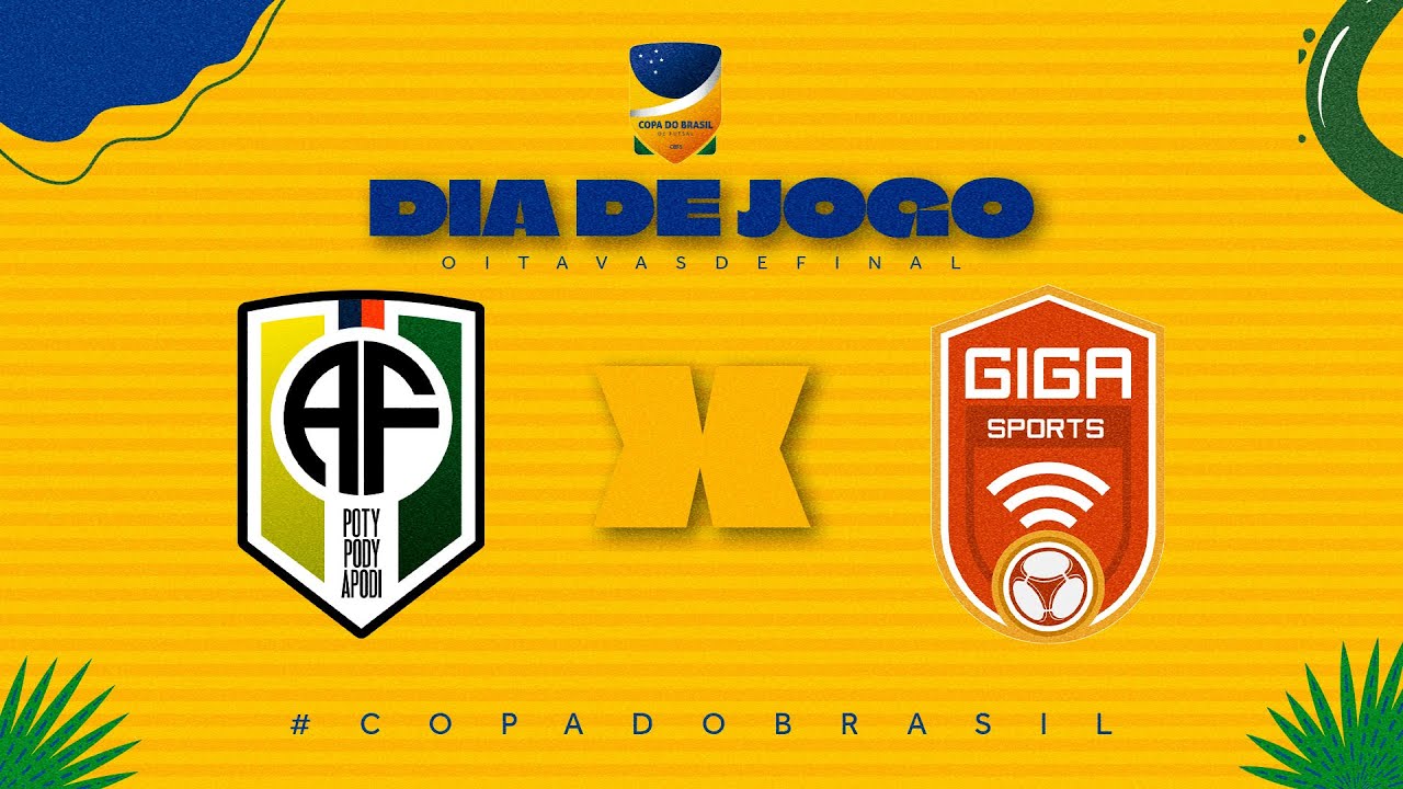 Copa do Brasil de Futsal | Apodi Futsal x Giga Sports | Oitavas Volta | Ao Vivo