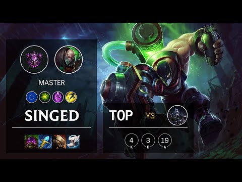 Singed Top vs Shen - EUW Master Patch 11.6