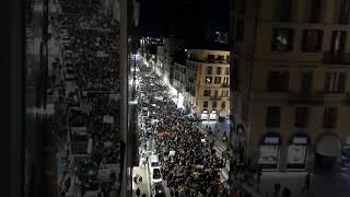 Huge demonstration in Milan!