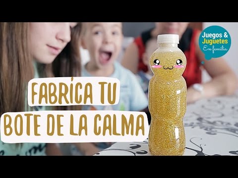 MANUALIDADES FÁCILES // bote de la calma // Juegos y Juguetes en familia