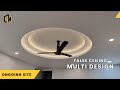 CIRCLE FALSE CEILING DESIGN RECTANGLE FALSE CEILING ONGOING WALKTHROUGHT WELL AND WALL 8778945618