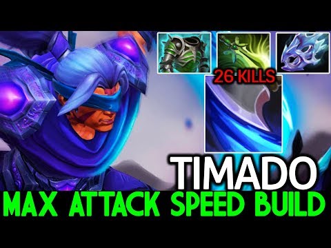 Timado [Anti Mage] WTF is This AM Max Attack Speed 26 Kills Insane Gameplay 7.22 Dota 2