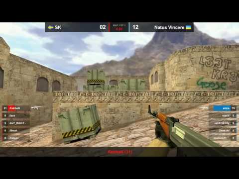 Na`Vi vs SK-Gaming @de_dust2 dreamhack 2011 map 1