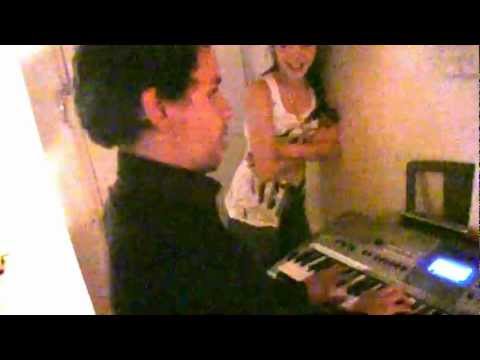 Supernatural Nerd singing Beethoven 9th theme on harmonic overtones and keys for two gorgeous girls