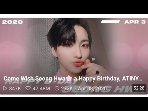 Ateez Vlive Eng Seonghwa birthday party, listens to music, San and Wooyoung visit 4-3-2020