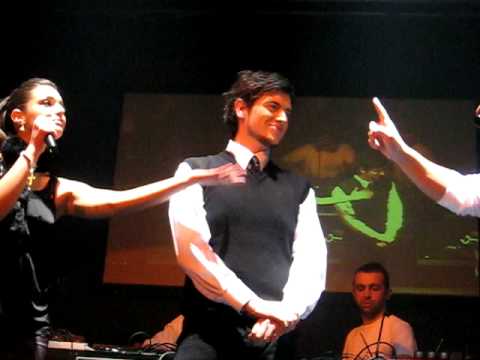 Aleksandar Belov  vo Colosseum so voditelite