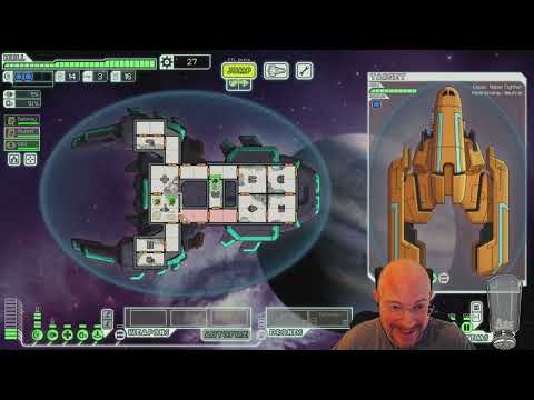 FTL Hard mode, NO pause, Random Ship Streaks! Mantis B, 23rd run