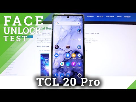 Face Unlock Test on TCL 20 Pro 5G – Faster Recognition