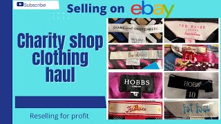 Charity shop clothing haul / selling on eBay and Vinted for profit / Uk seller
