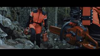 Athletes In the Forest - Husqvarna Safety Clothing