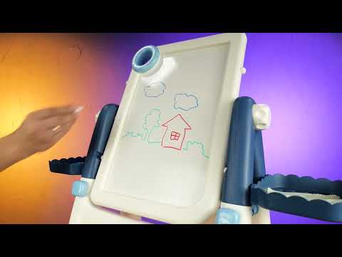 Мольберт для детей с подсветкой, 3 в 1, легкосборный, 73х34х90 см - фото 1 - id-p2918764397