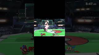 火力が高すぎてワンターンで撃墜まで持っていってしまうファルコ #スマブラsp #スマブラ #shorts
