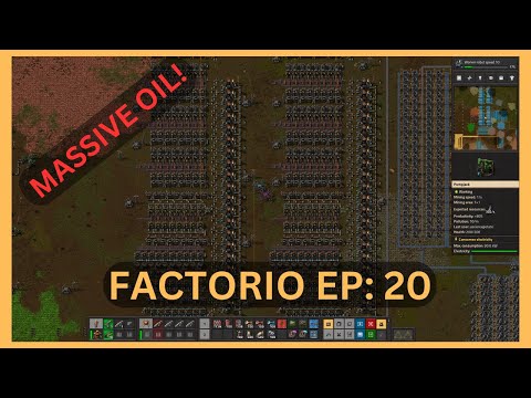 MEGABASING ON A SUPERWORLD?!?! factorio ep: 20 massive oil processing!