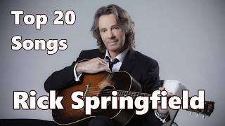 Top 10 Rick Springfield Songs (20 Songs) Greatest Hits