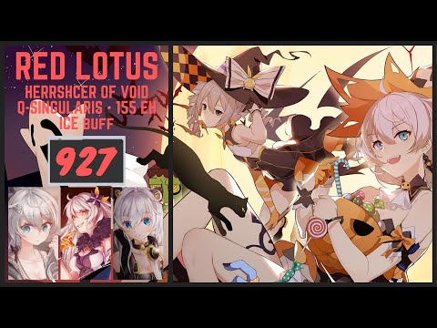 [Honkai Impact 3] Q-Singularis Abyss Red Lotus - 155Eh - Herrscher of Void - Ice Buff - 927 Score