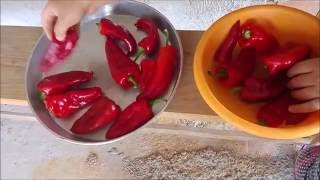 Közlenmiş Kırmızı Biber Konservesi Nasıl Yapılır ?