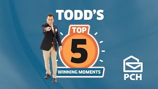 PCH: Todd's Top 5 Favorite Winning Moments!