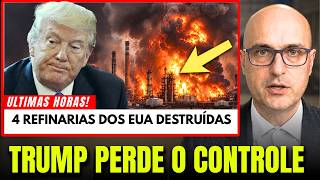 IRÃ DESTRÓI 4 REFINARIAS AMERICANAS EM MENOS DE 24 HORAS e Trump Fica Sem Reação!