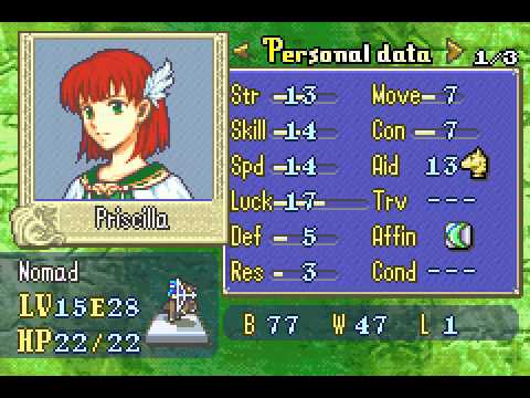 What if Priscilla was a Nomad? (Fire Emblem 7 Randomizer)