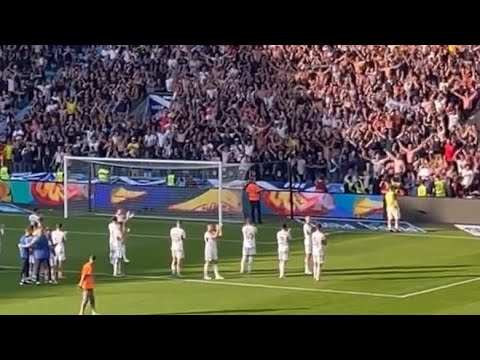 The gesture of the Scottish fans after the comeback to Norway