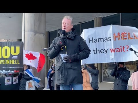 CAUGHT ON CAMERA 100 day vigil for Israeli hostages