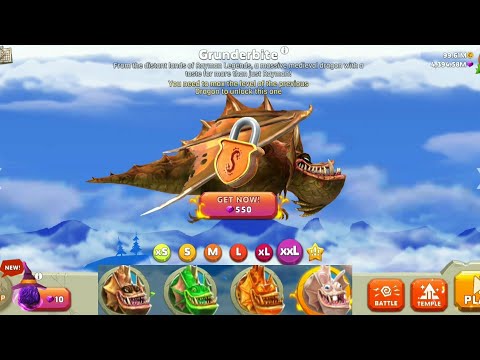 GRUNDERBITE DRAGON BLOOP UNLOCKED AND SKINS - Hungry Dragon New v 4.6 Apk
