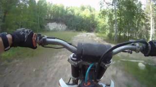Enduro Training summer 2010, first summer behind the MX and enduro biking. KTM250sxf