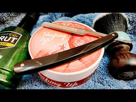 DOVO Inox Straight Razor 3/8” Black Handle ~ Shaping Up from K Shave Worx