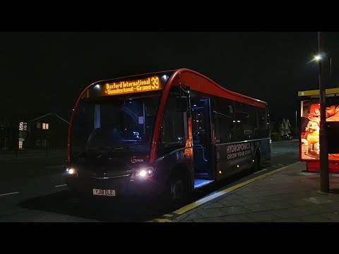 FIRST DAY: Journey on Route 558 | YJ18DLE - Gateshead Central: Optare Solo SR M925